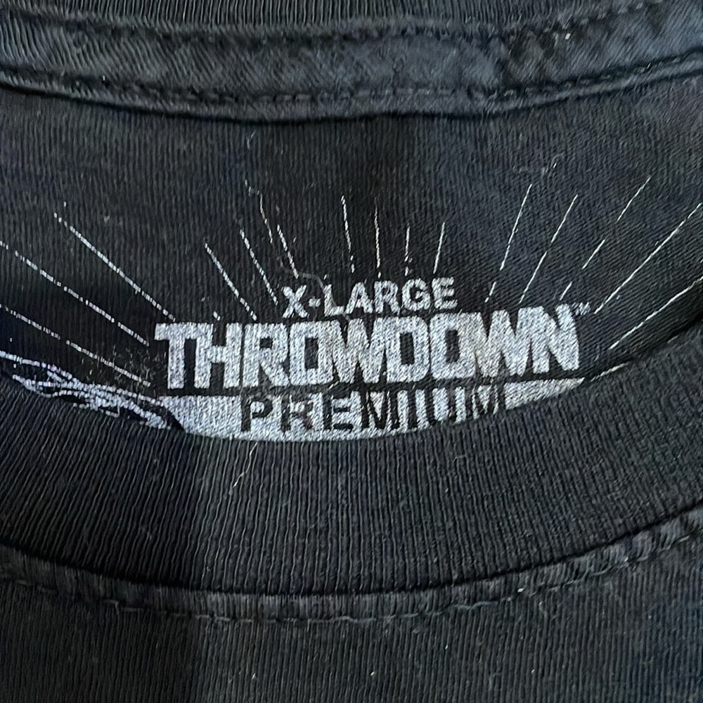 Throwdown By Affliction, Quentin Jackson, Black T… - image 3